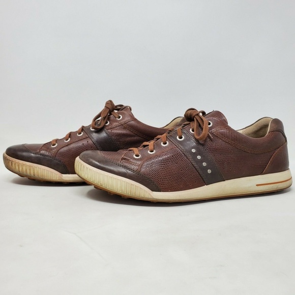 Ecco Mens Leather Round Toe Low Golf Shoes Size 46 main image 7